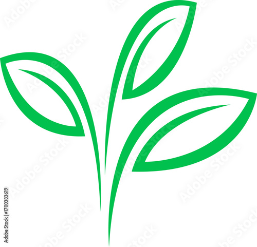 green icon, logo, symbol