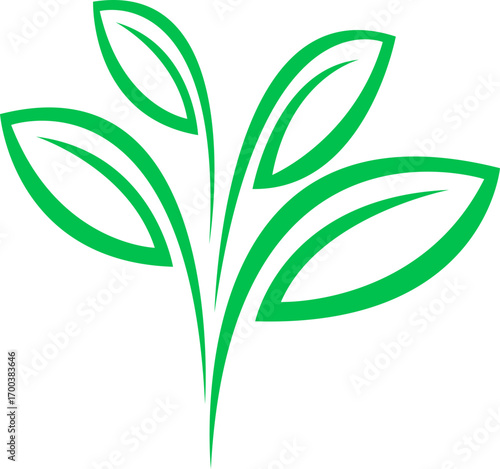 green icon, logo, symbol