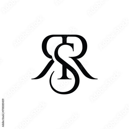 Rrs initials, rrs logo design, rrs vector logo, rrs letter monogram 