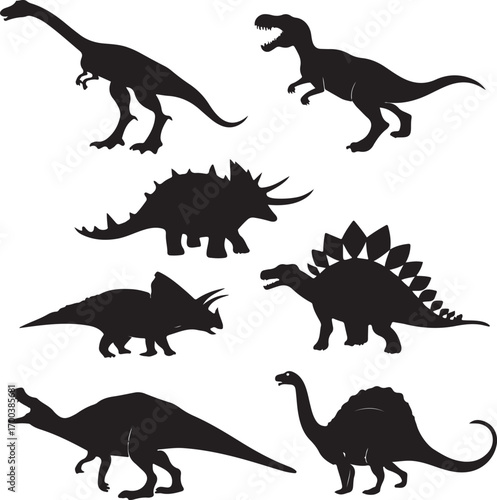 Dinosaur Silhouettes