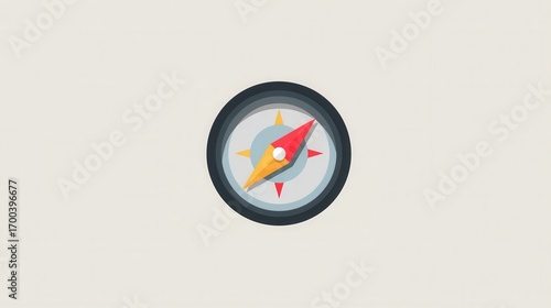 Free Download Navigational Compass: A symbolic compass, pointing the way, guides explorers towards uncharted territories. It evokes the spirit of adventure, discovery, and the pursuit of new horizons.  - GFXLoad
