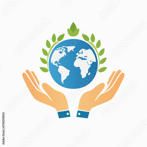 Conceptual depiction of environmental protection, symbolizing global conservation efforts