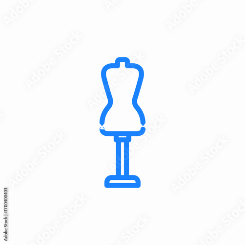mannequin icon icon sign vector