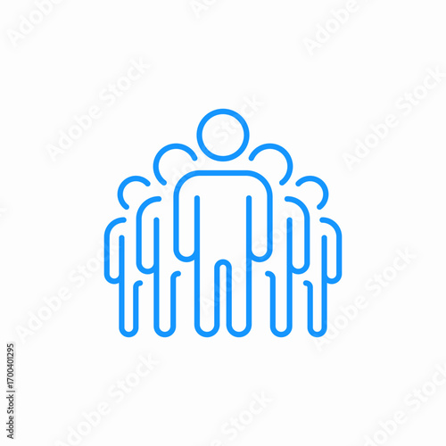 team leader icon sign vector