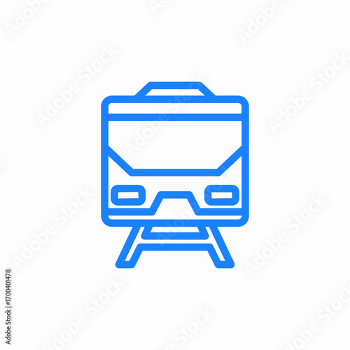 train reals icon sign vector