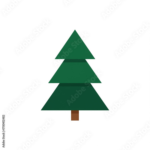 christmas tree vector illustration