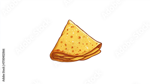 Crepe Illustration for Food, Breakfast and Culinary Themes