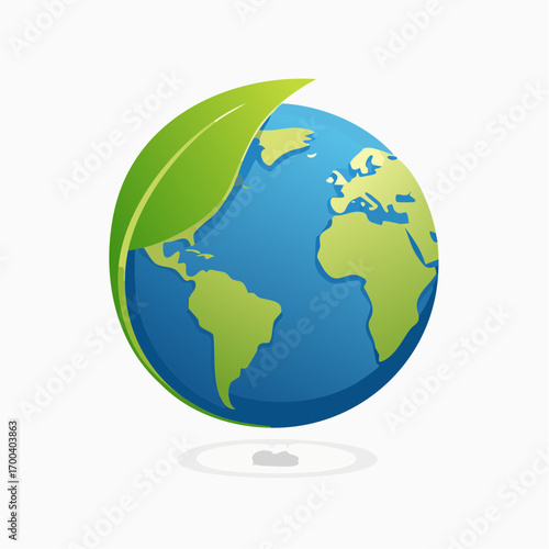 Eco-Friendly Planet Earth Concept: A Visual Depiction of Environmental Consciousness