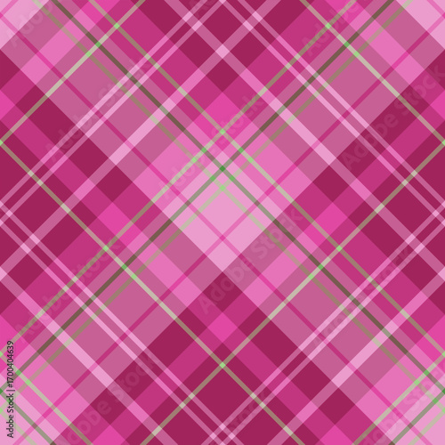 Seamless pattern with pleasant stylish green and pink colors for plaid 2.eps