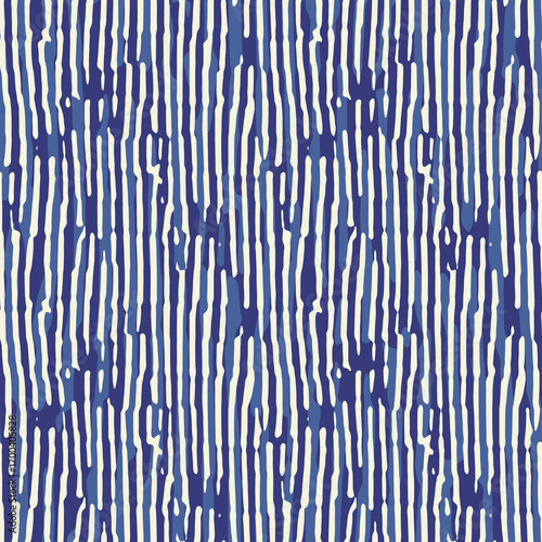 Watercolor Effect Irregular Stripes Pattern