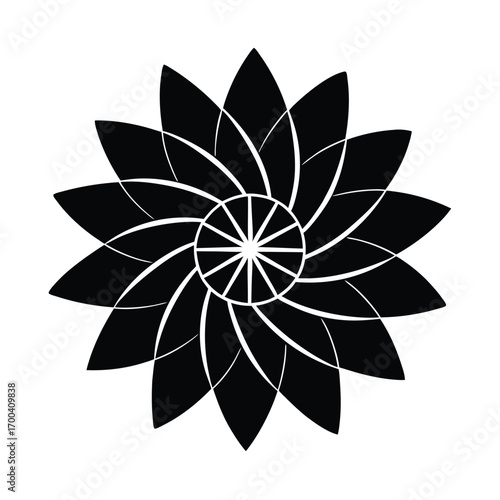 Kinetic Bloom Silhouette