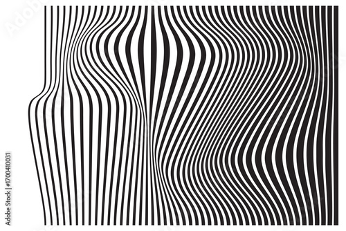 black and white striped background