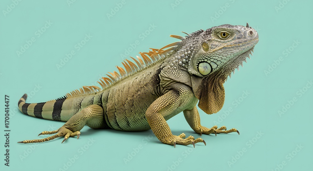 Obraz premium Full Body Shot of a Healthy, Vibrant Phoenix Bird with Fiery Plumage