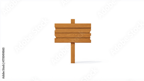 Wooden Signpost for Navigation, Direction and Outdoor Themes