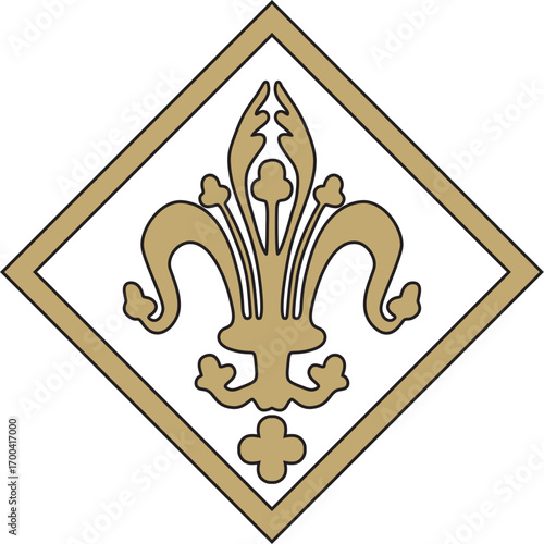 Vector gold and black ancient Roman ornament elements. Classic European parts of patterns. Lili and Krovns

