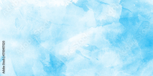 Abstract blue or white watercolor background, Stain artistic vector used as being an element design, aquarelle paint paper textured canvas element for text design.