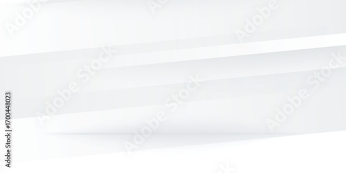 Amazing premium background. Elegant gray white diagonal lines with smooth soft shadow. Light silver grey gradient. Geometric modern stripe design  modern