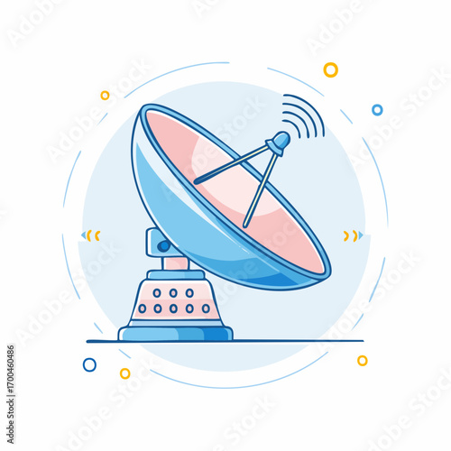 Satellite Antenna Logo