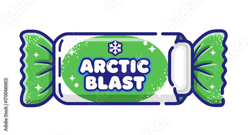 Refreshing Arctic Blast Candy A Delightful Treat with a Cool, Icy Flavor for a Sweet Escape