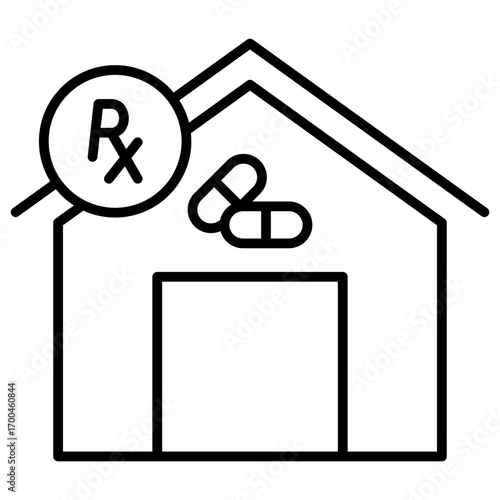 Pharmacy Outline Icon