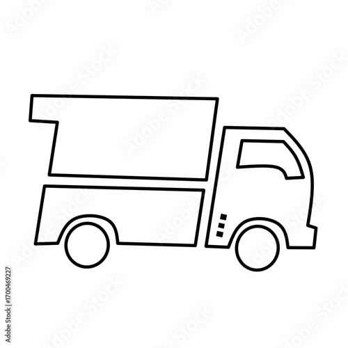 Express delivery truck vector glyph icons, fast delivery vans. Courier service transportation. Distribution and logistics isolated clipart collection.