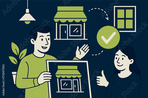 Business Präsentation zu Store Design
