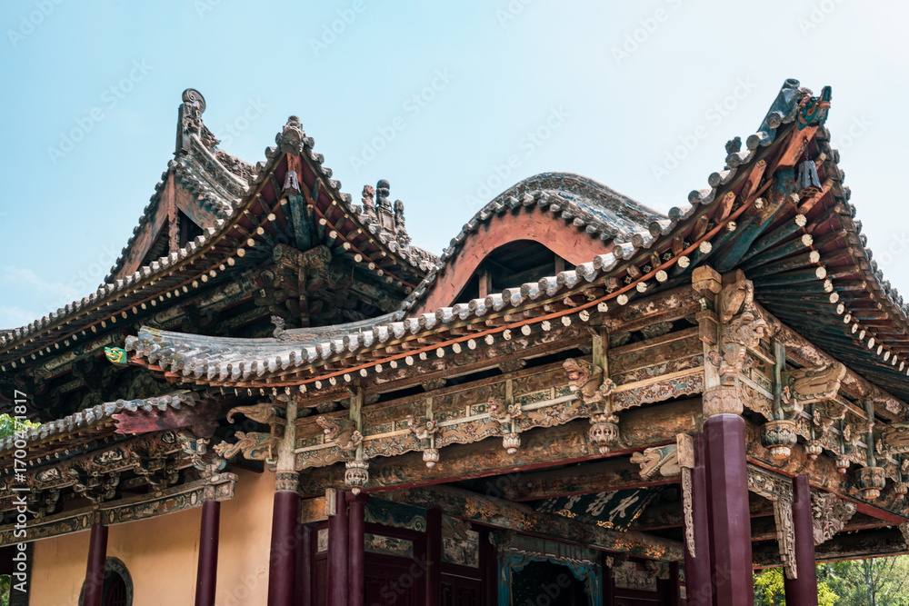 Naklejka premium traditional chinese temple