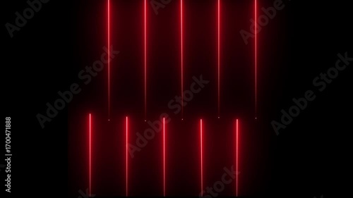 Wallpaper Mural "Abstract neon line  background featuring a fluid composition of elegant sweeping lines and dynamic light gradients." Torontodigital.ca