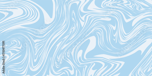 Abstract background seamless pattern with colorful waves. Trendy vector illustration in retro psychedelic style