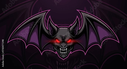 A green dragon head mascot with yellow eyes and sharp teeth against a black background with swirling green smoke.