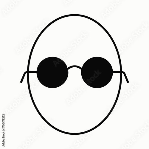 eye glasses vector illustration