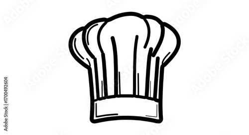 Chef hat, a symbol of culinary expertise, cooking, and restaurant profession