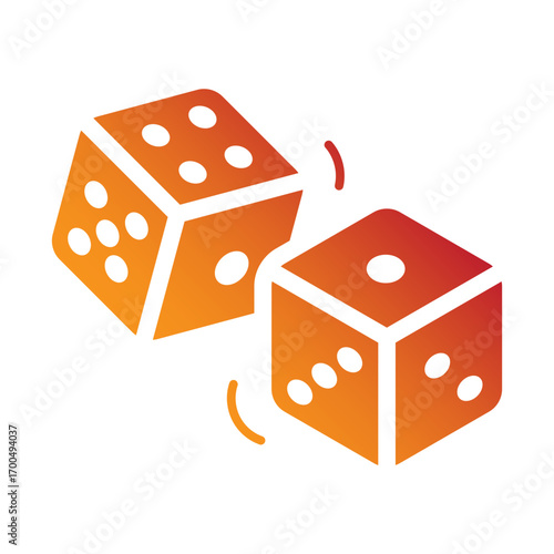 Dice game icon