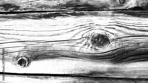 Black and white wood texture background. Texture of an Old, Weathered Wooden background.