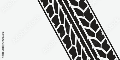 background tire track. Tire mark black modern verctor ilustration eps 10
