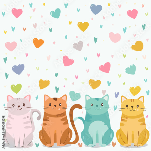 Hintergrund Katzen