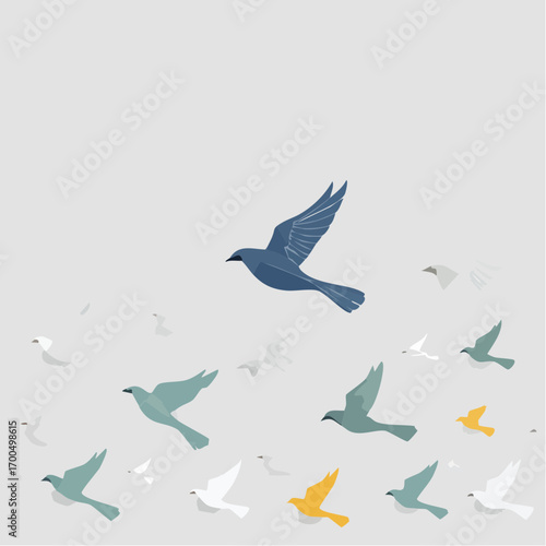 Hintergrund Vögel