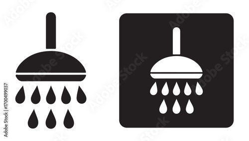 vector illustration of a shower icon eps 10