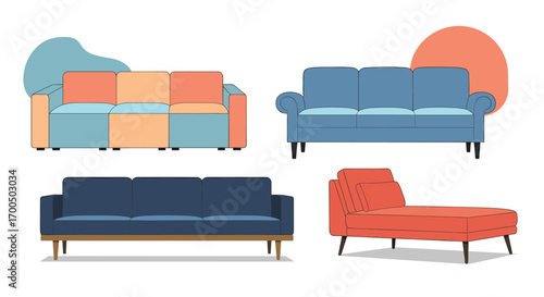 Stylish sofa collection featuring modern designs and vibrant color options for your living space