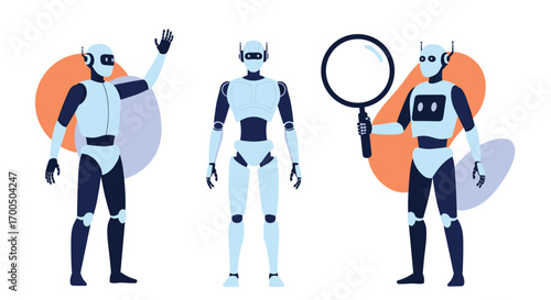 Robotic assistants exploring and understanding the digital world with advanced technologies