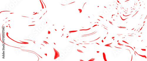 Scarlet Motion Lines—Dynamic Red and White Fluid Gradient Art, Dynamic Red and White Abstract Background with Fluid Wave Streaks