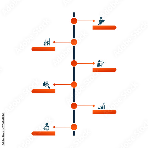 Creative Business Process Infographic Template