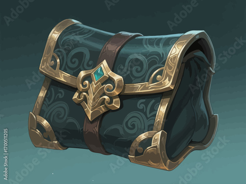 Chinese-style game prop design, hand-drawn package ICONS, vector illustration materials