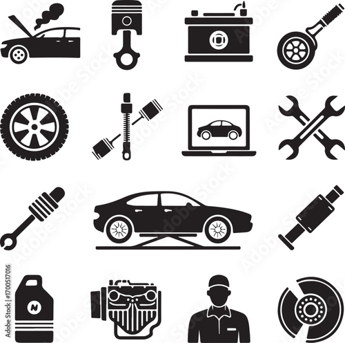 Black and white detergent bottle icon vector illustration design element