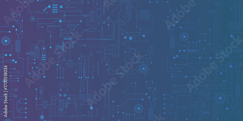 Circuit technology background. 