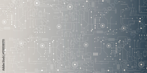Circuit technology background.  Circuit Board texture Background, seamless pattern 
