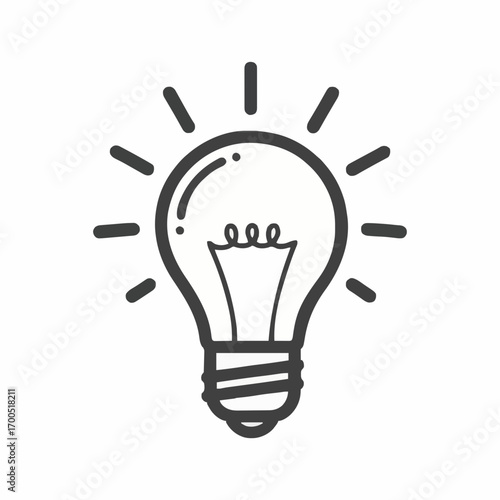 light bulb idea concept