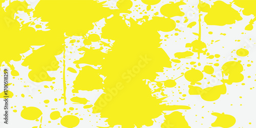 Yellow blot paint on white background modern verctor ilustration eps 10
