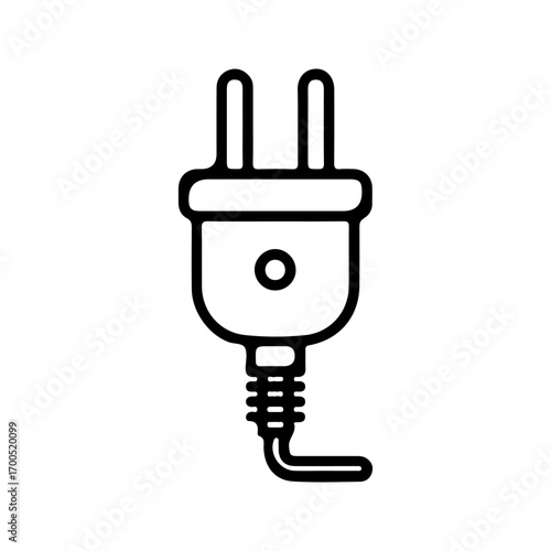 plug icon. sign for mobile concept and web design. vector illustration