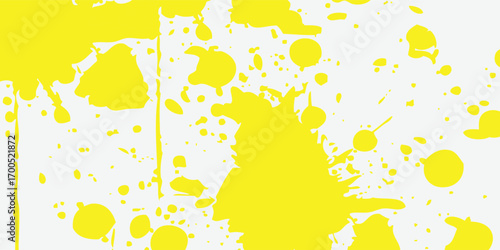 Yellow blot paint on white background modern verctor ilustration eps 10